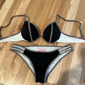 Victoria’s Secret Swim underwire bikini top/bottom